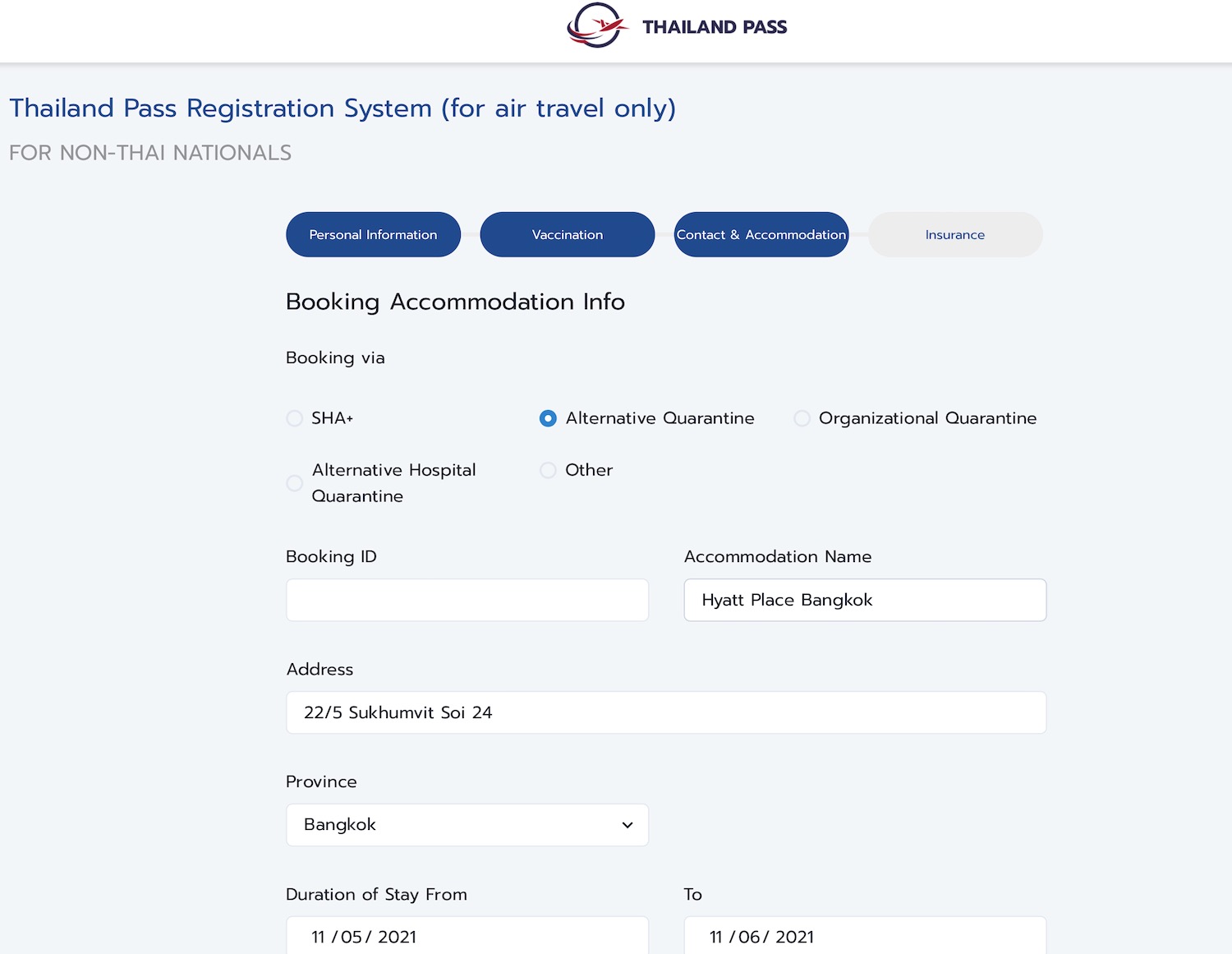 a screenshot of a registration form