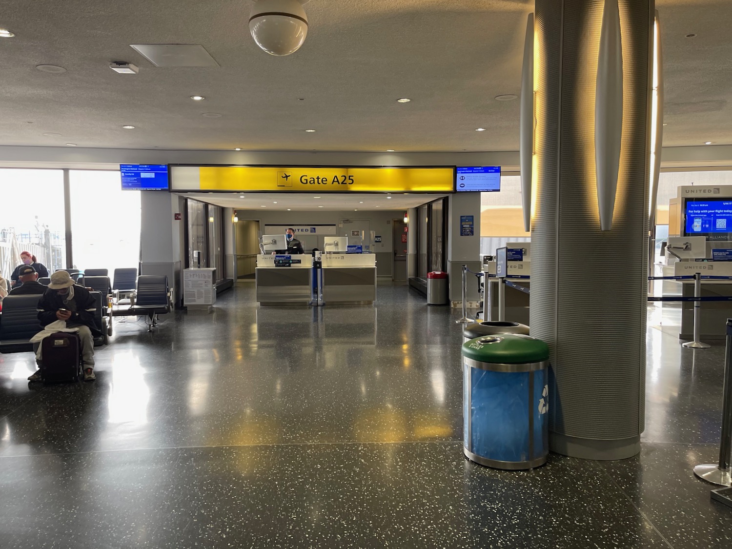 a large airport terminal