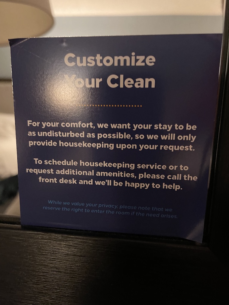 hampton inn orlando housekeeping