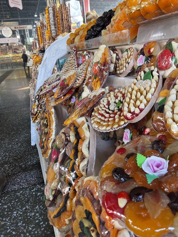 Gumi Market Yerevan Armenia dried fruits and nuts