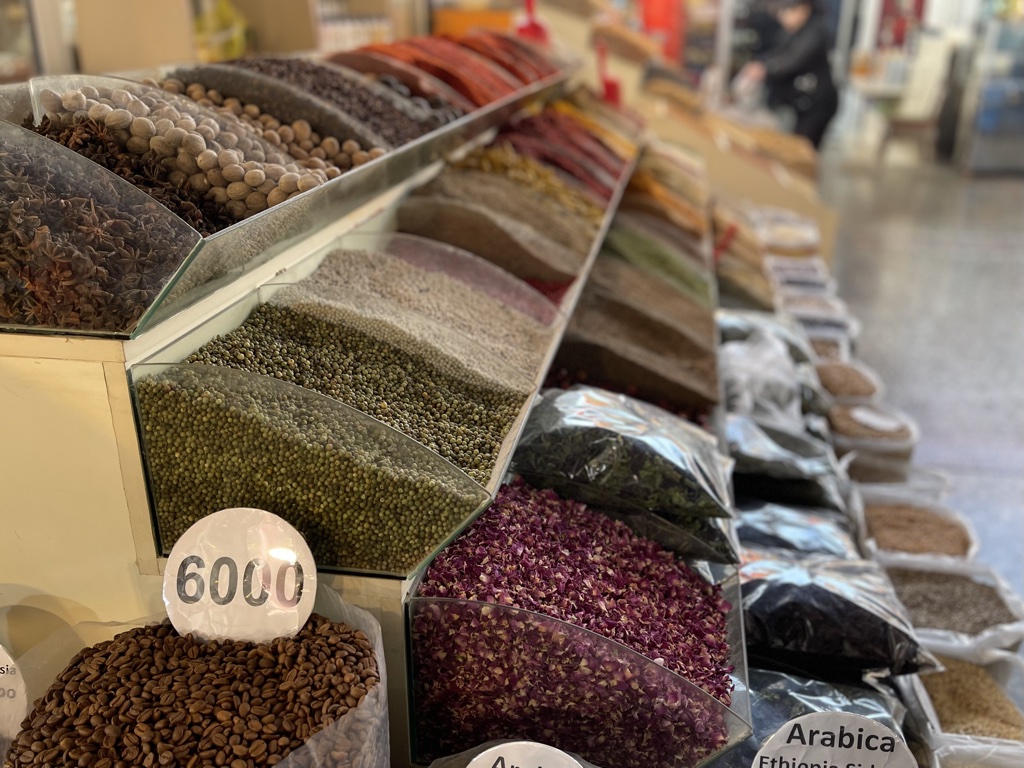 Gumi Market Yerevan Armenia spices