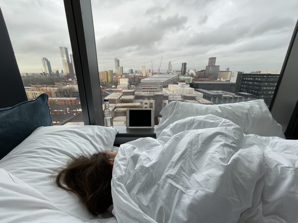 Sleeping in the clouds Hyatt House Manchester
