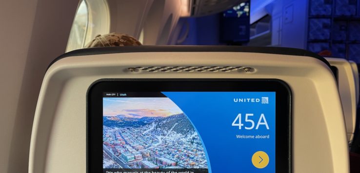 a screen on a plane