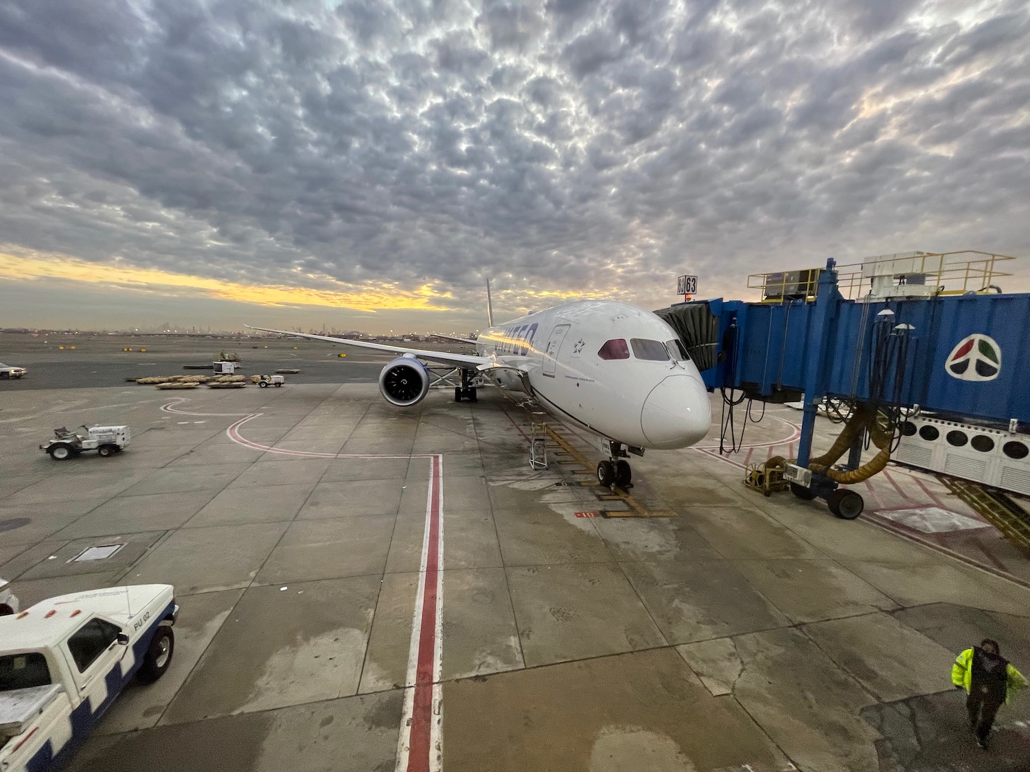 an airplane on the tarmac