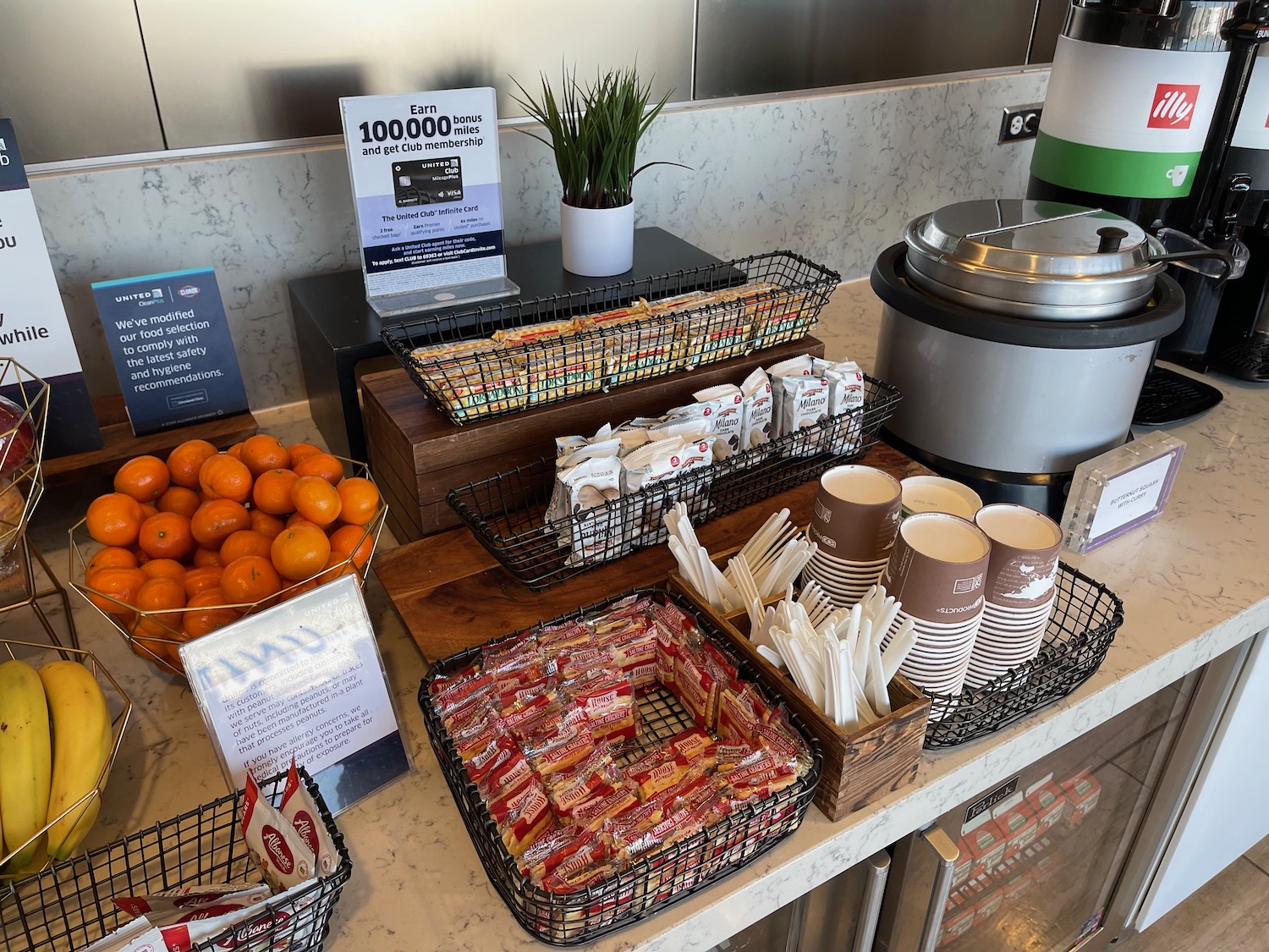 a table with food and fruits