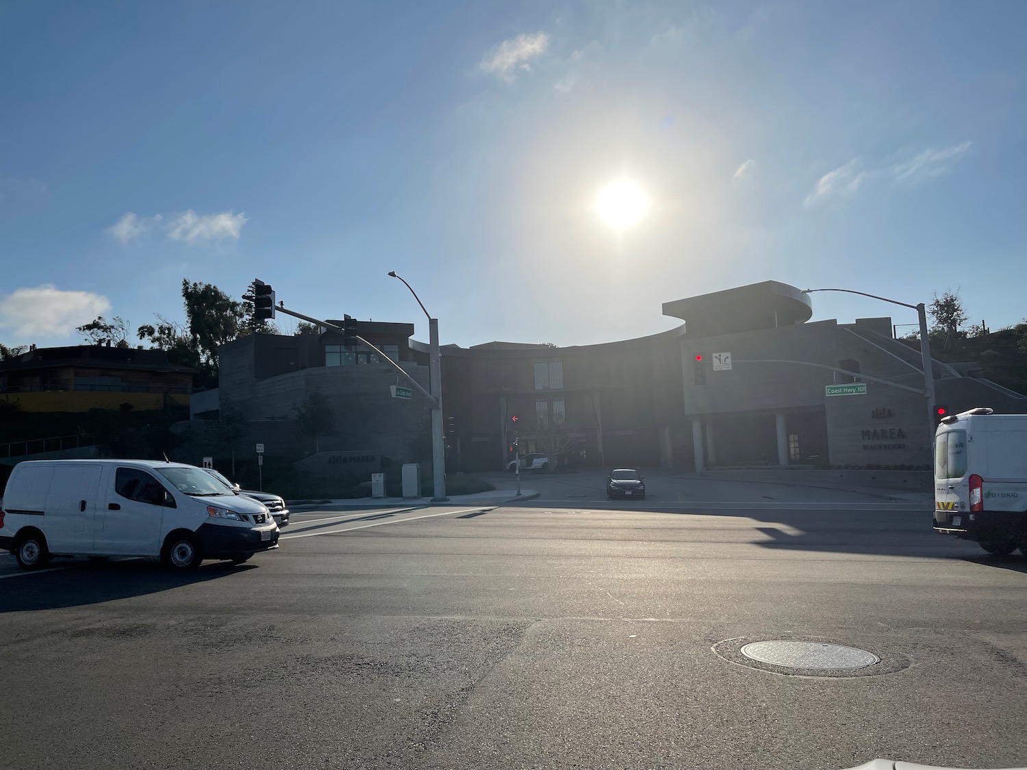 a street with cars on it