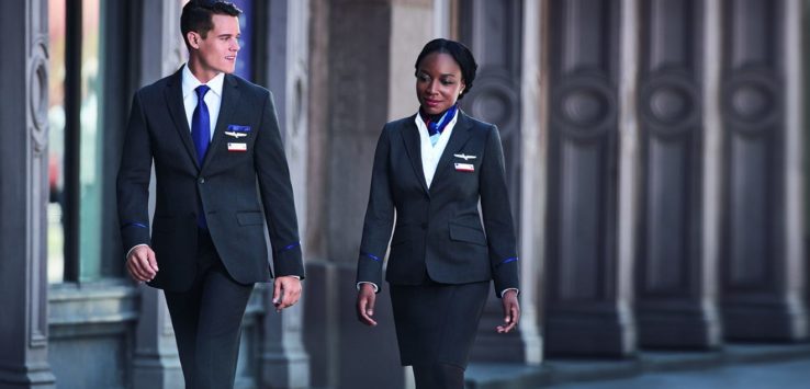 a man and woman wearing uniforms