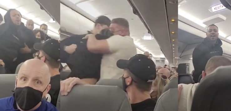 Frontier Airlines Super Bowl Brawl