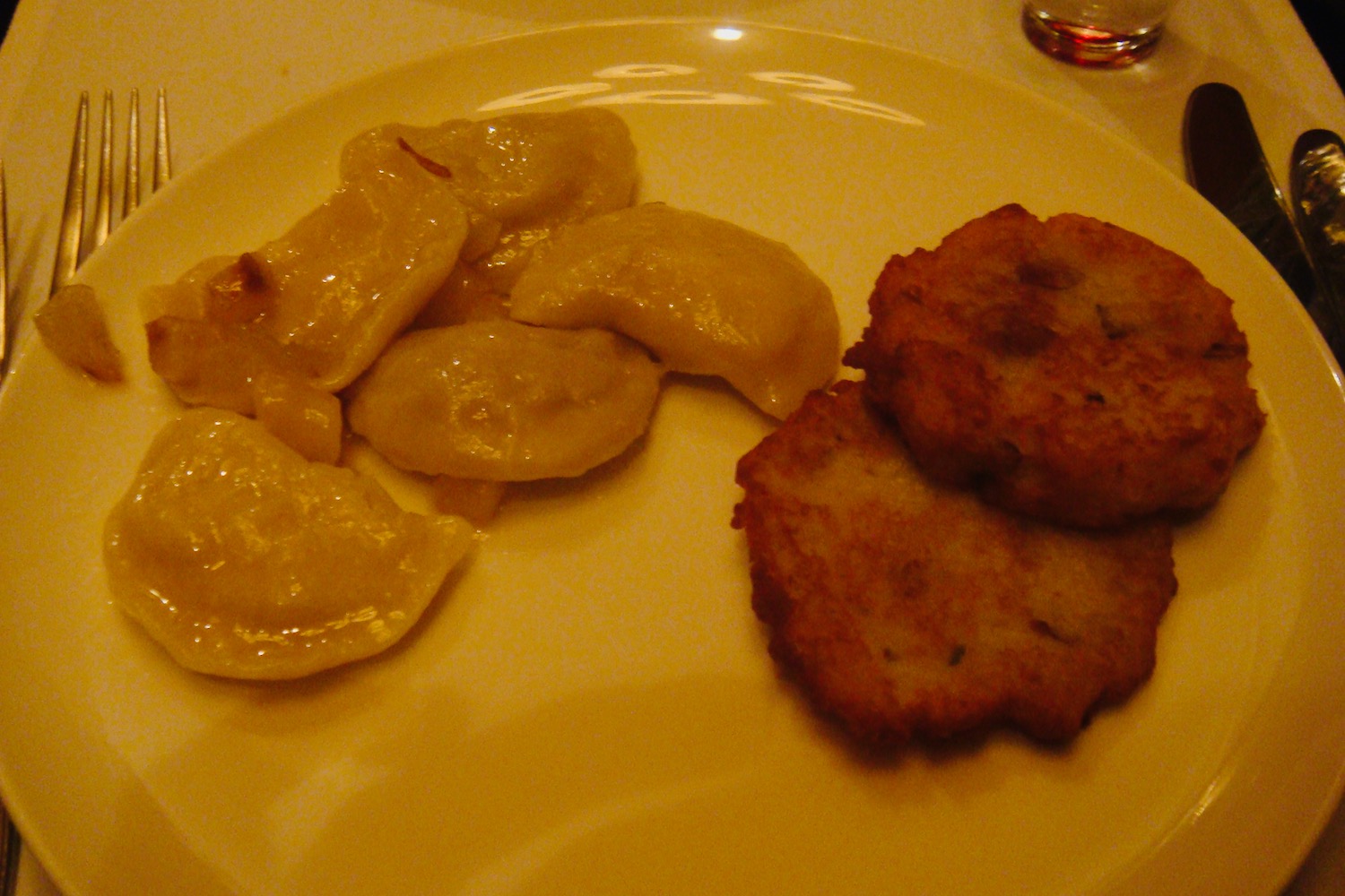 a plate of food on a table