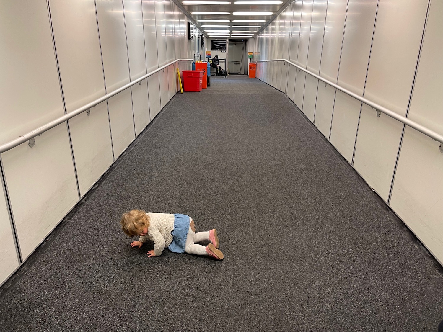 a child lying on the floor