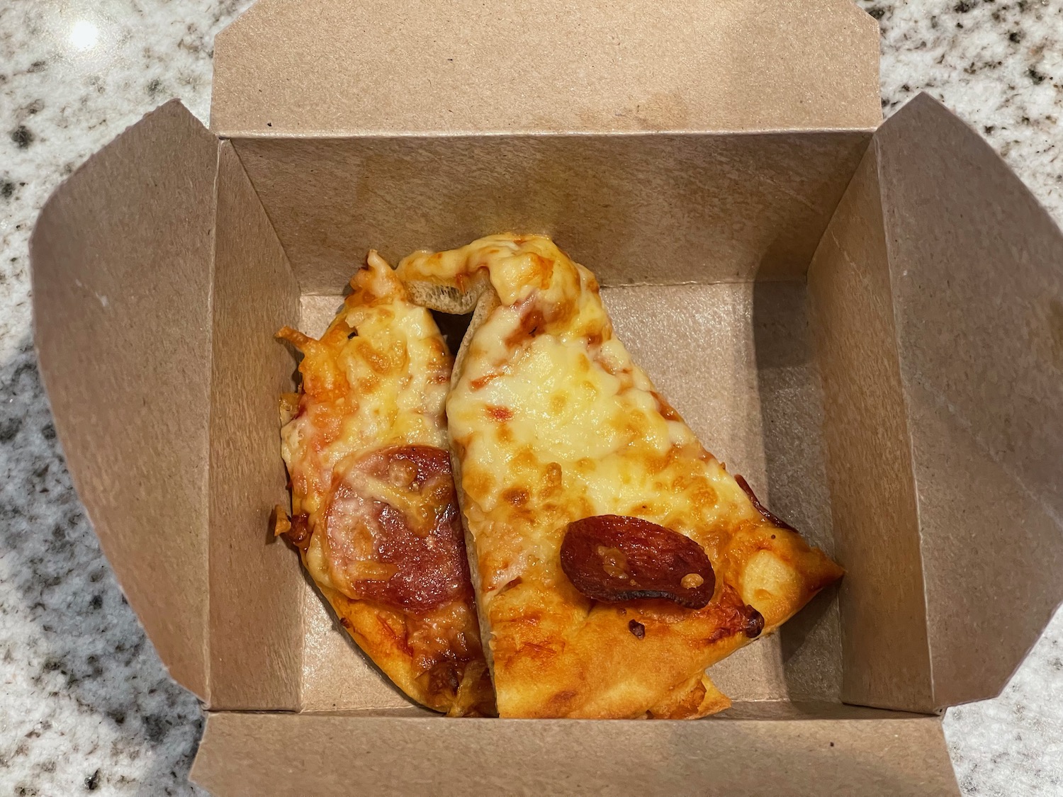 a pizza in a box