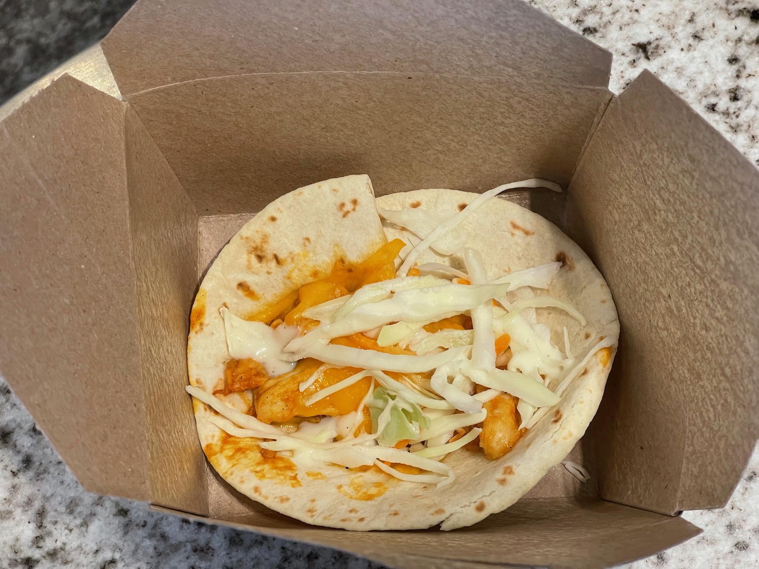 a taco in a box