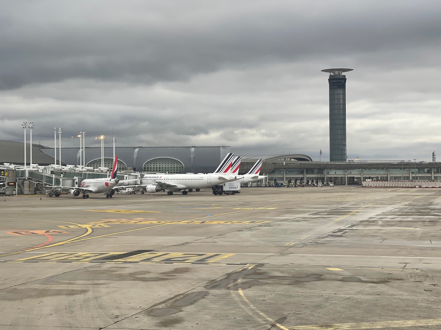 airplanes on a runway