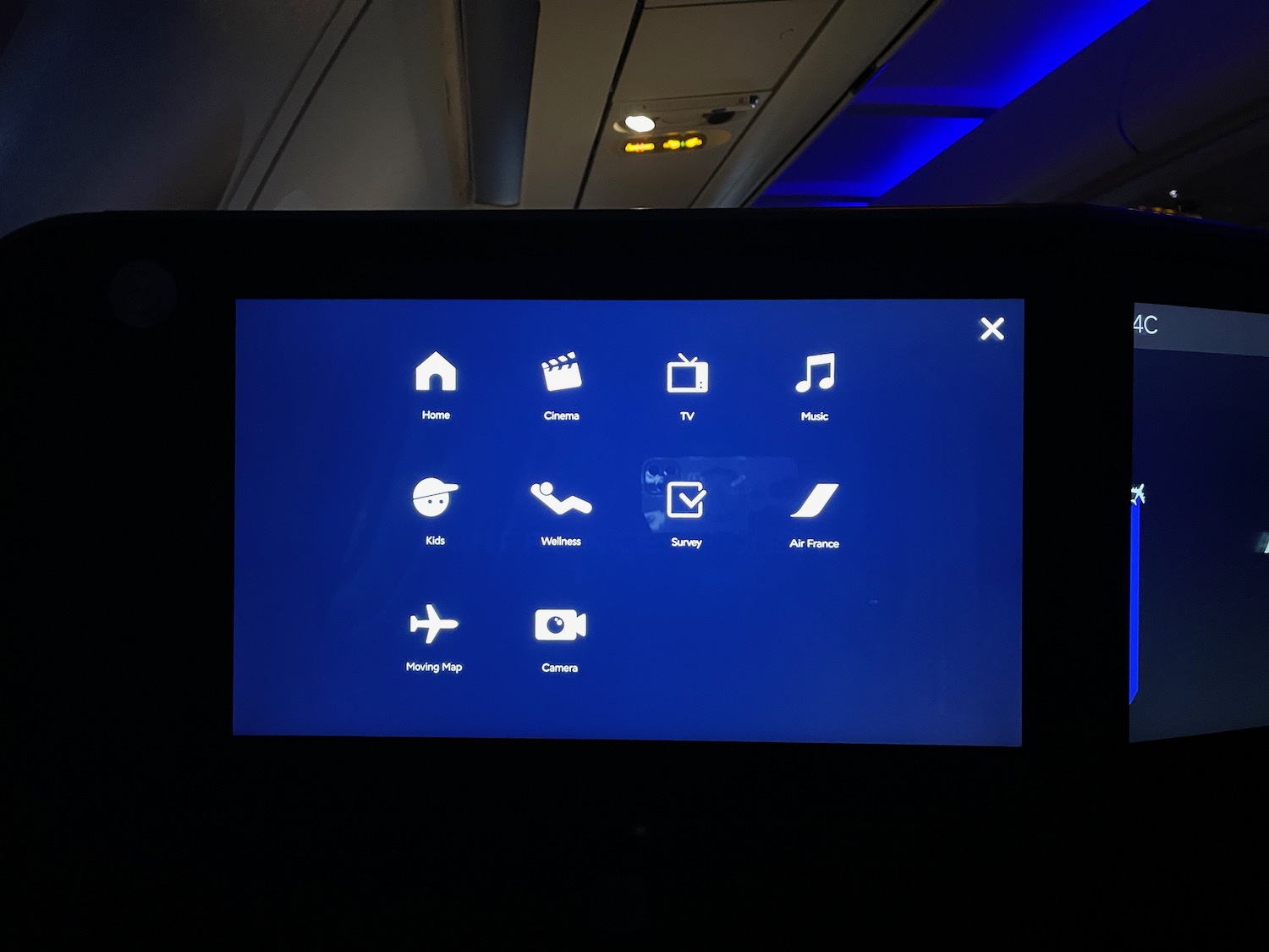a screen with icons on it