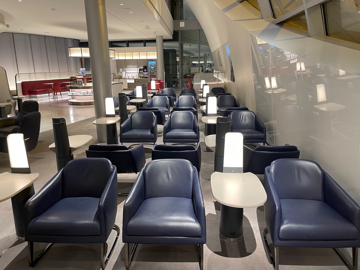 a group of chairs in a room