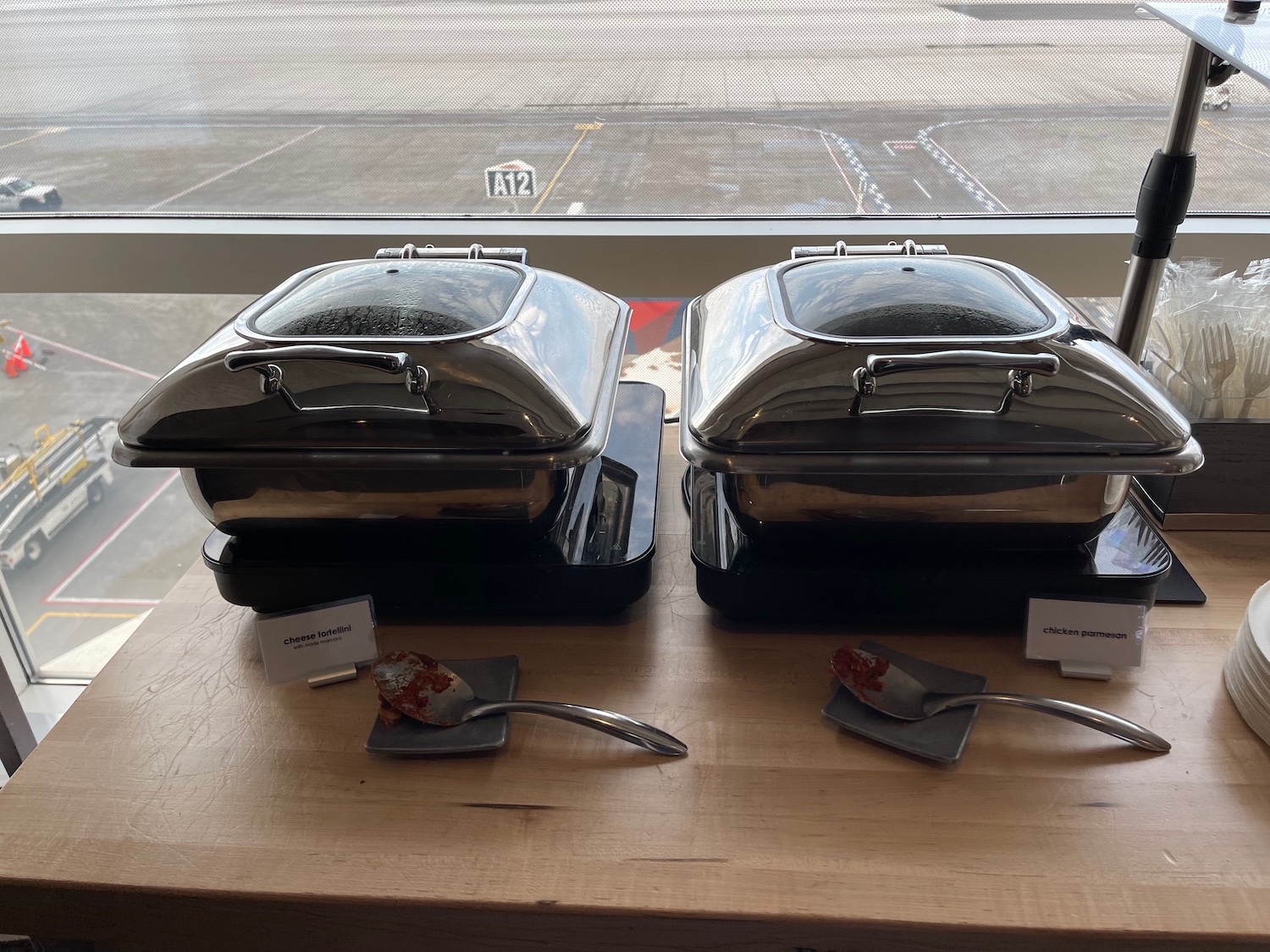 two metal containers on a table