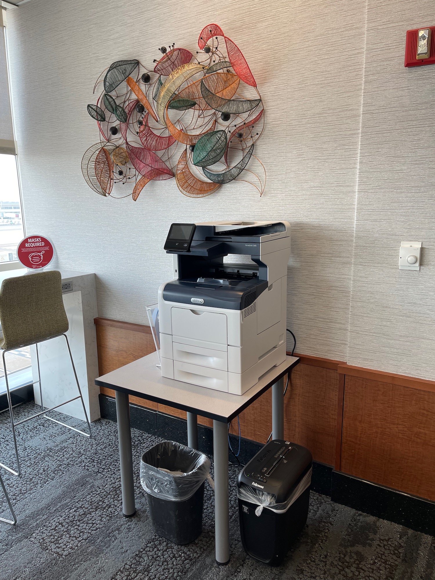 a printer on a table