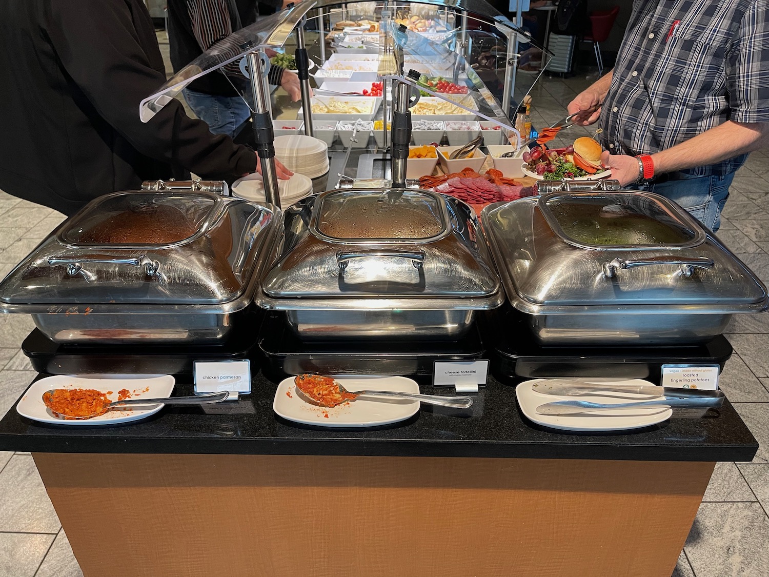 a group of food containers on a table