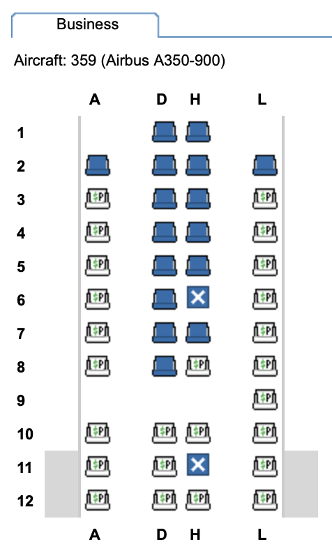 Airbus A Seat Map Finnair Elcho Table