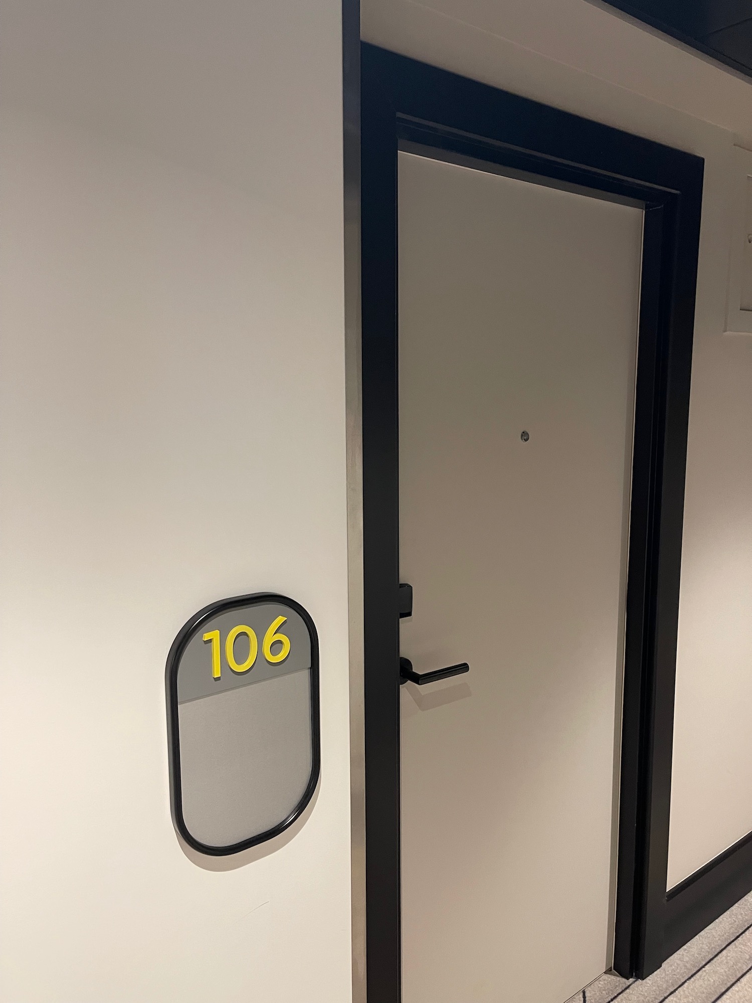 a door with a number on it