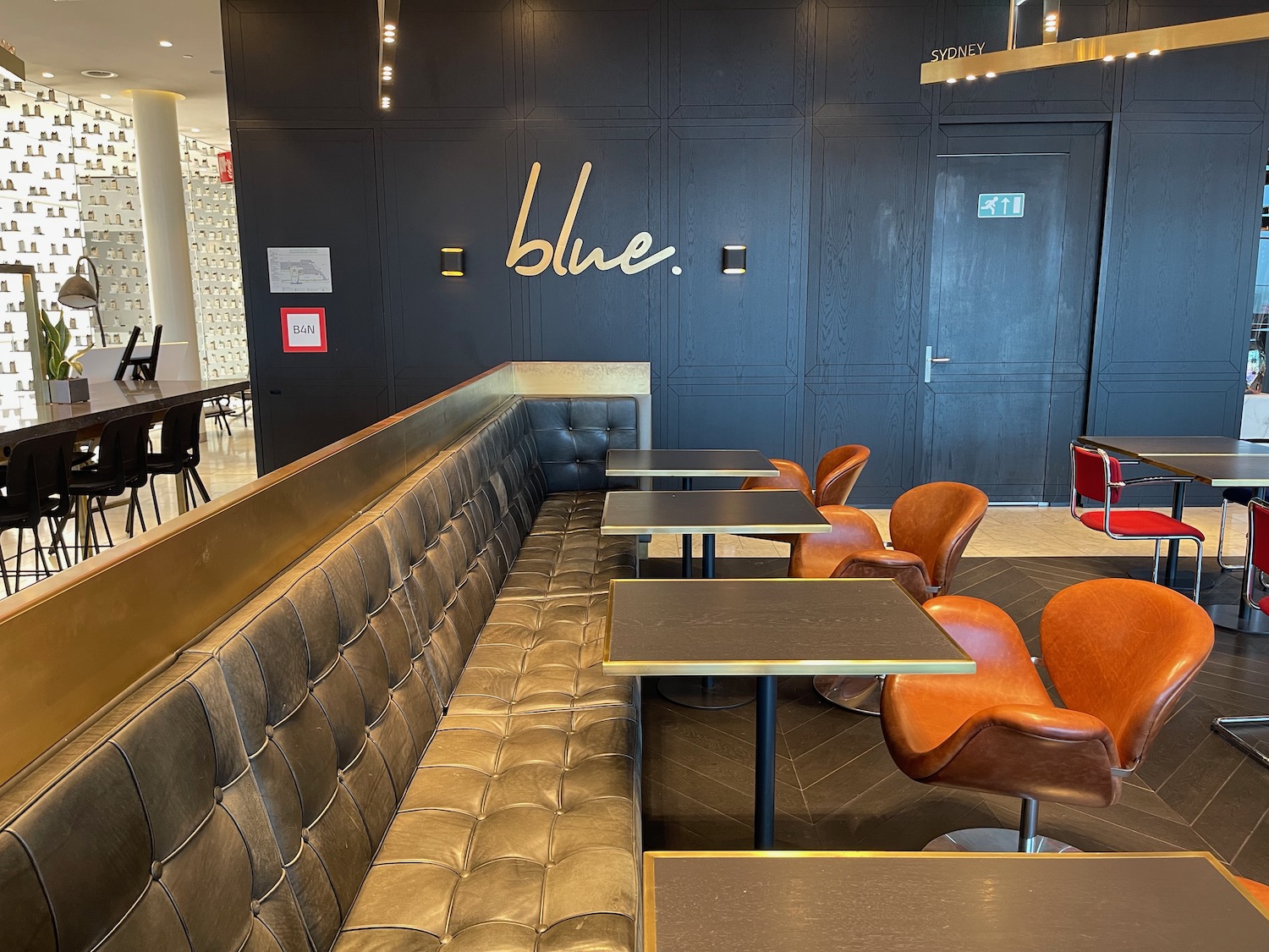 a booth seating in a restaurant