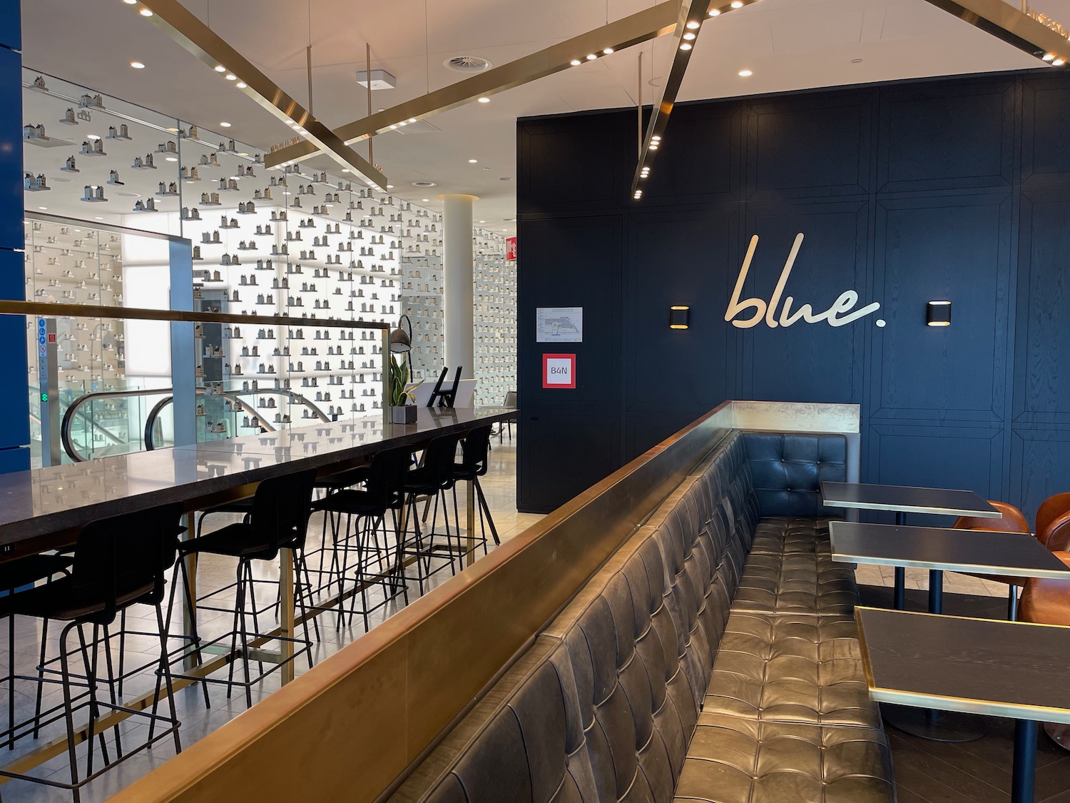 a booth seating in a restaurant