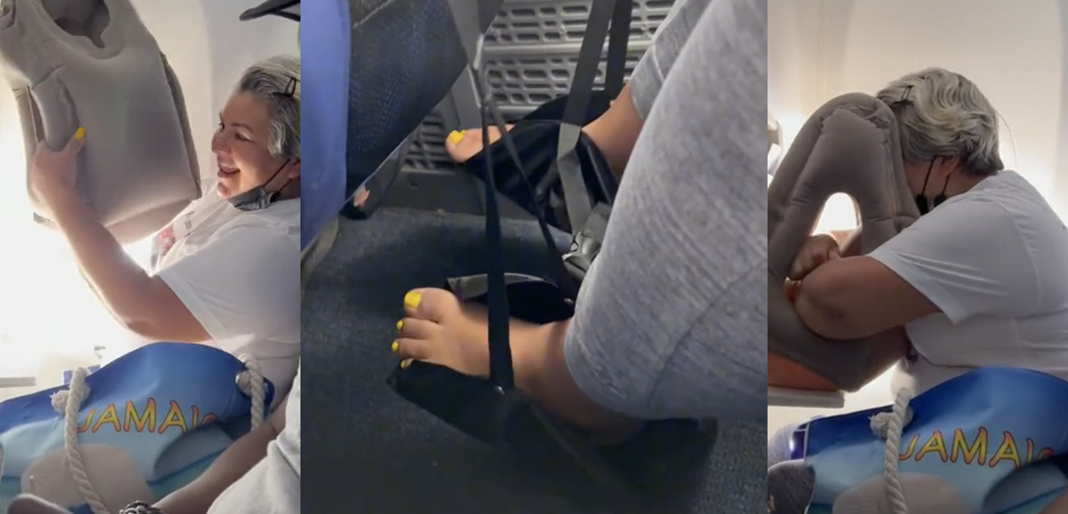 a collage of a person's feet with straps