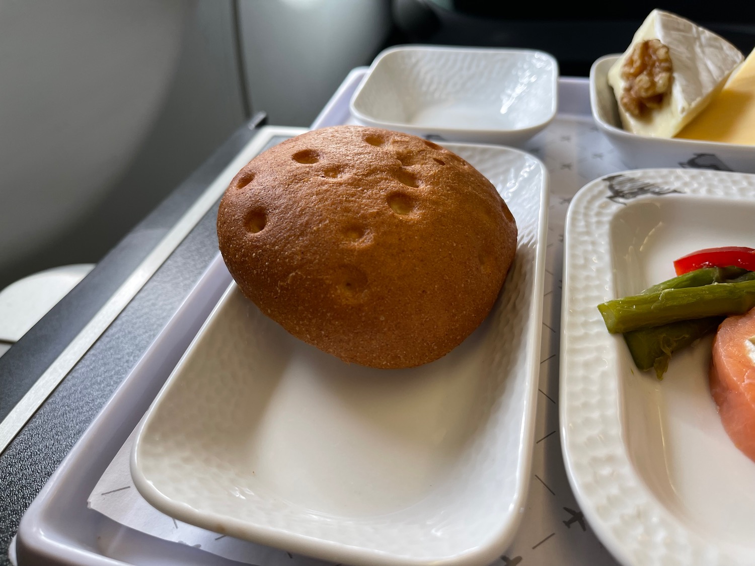 a loaf of bread on a plate