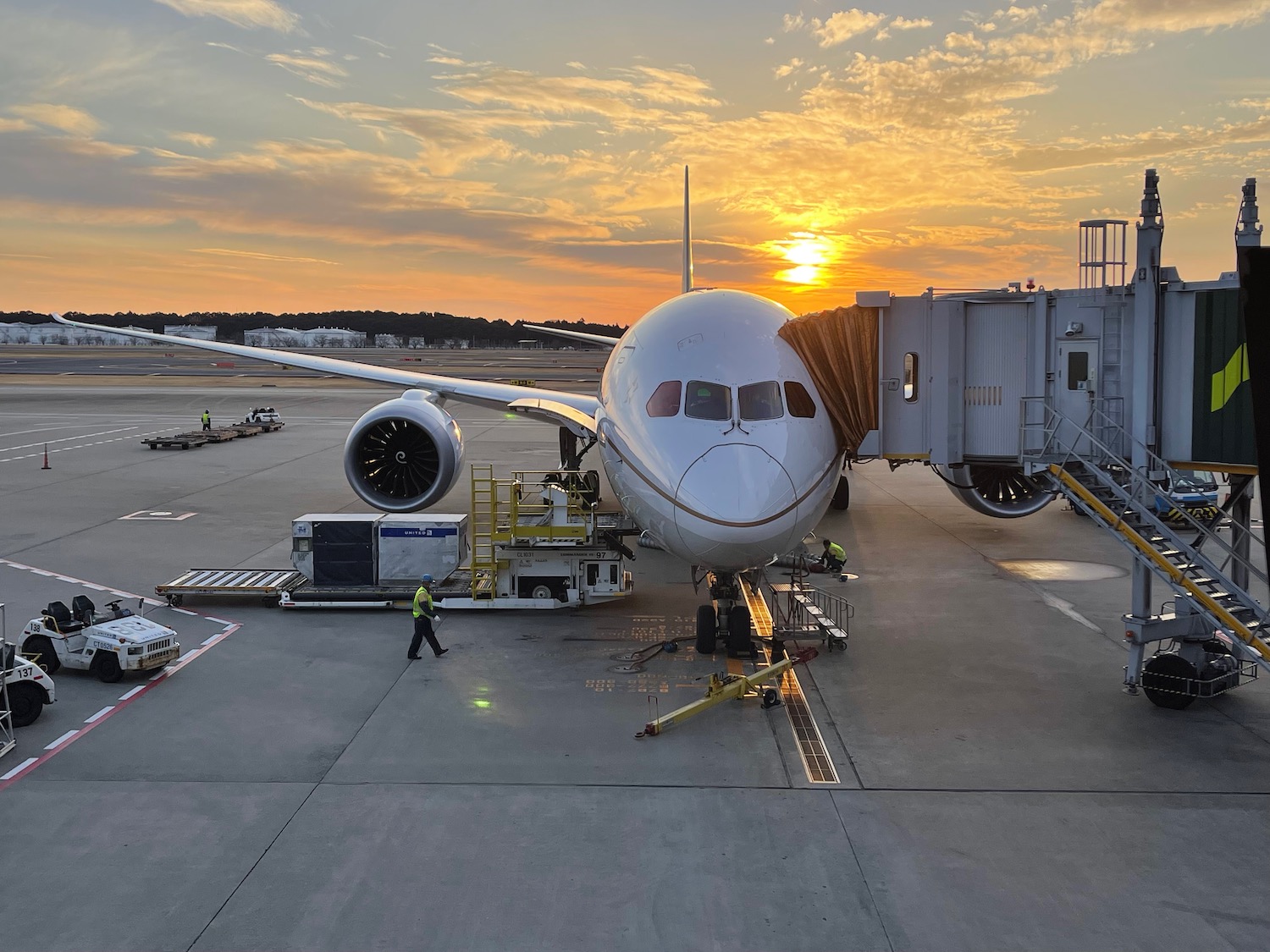 an airplane at an airport