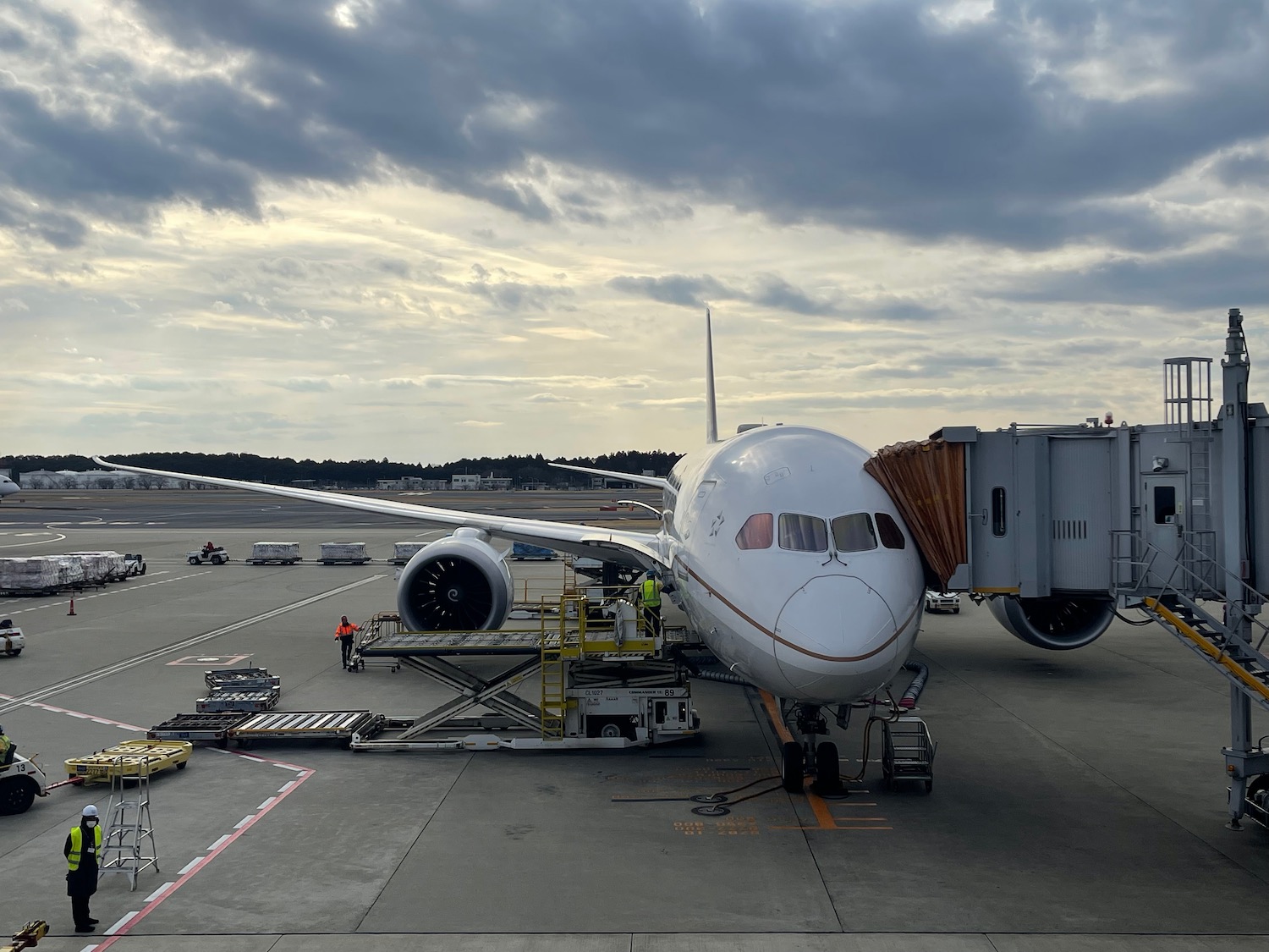 an airplane on the tarmac