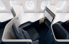 a seat in a plane