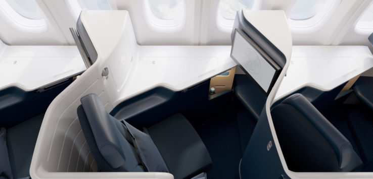 a seat in a plane
