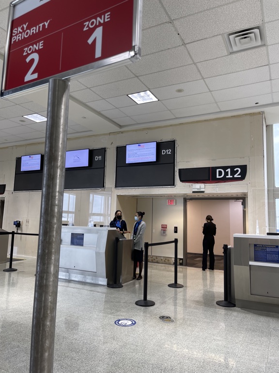 Boarding KLM in Houston