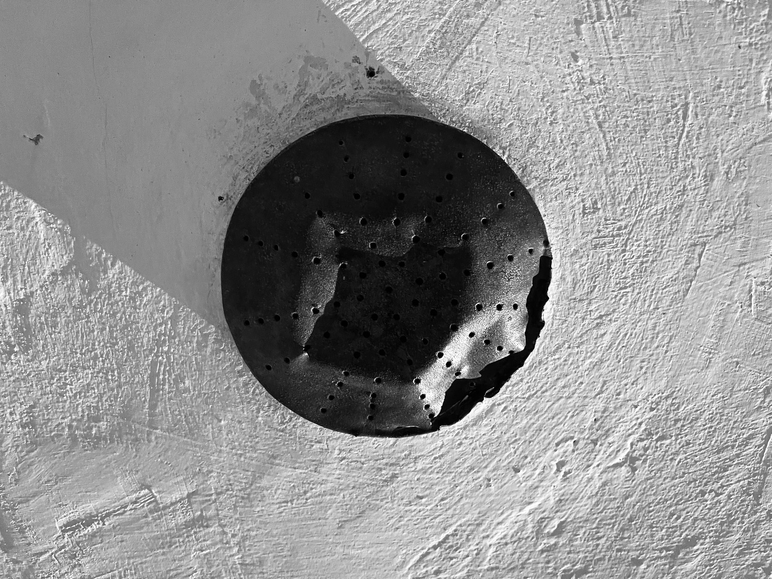 a hole in a wall