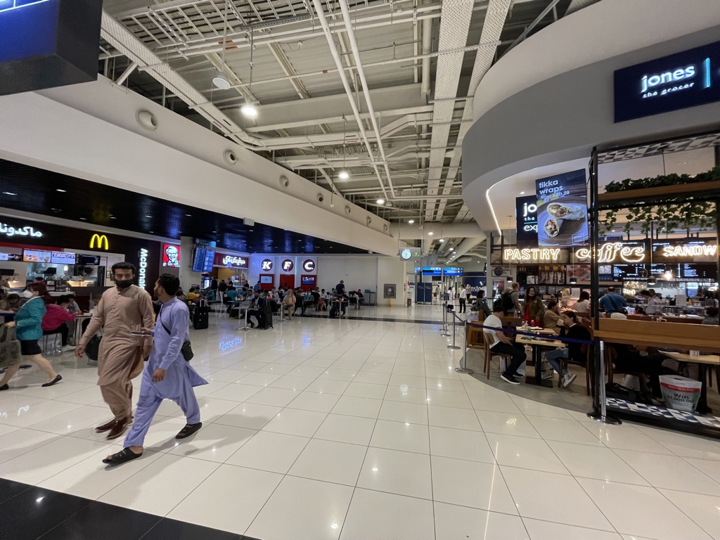 FlyDubai Dubai International Airport Terminal 2 concourse