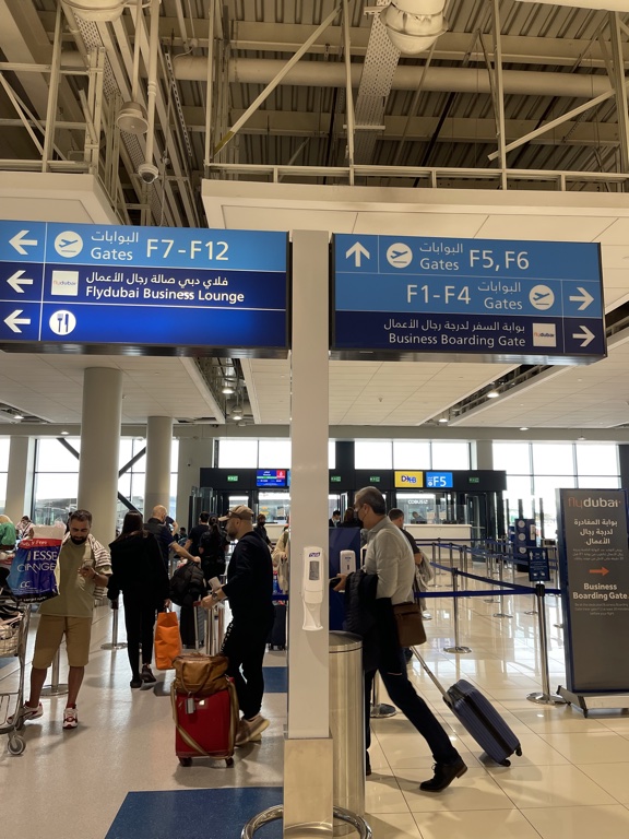 FlyDubai Dubai International Airport Terminal 2 departure gate