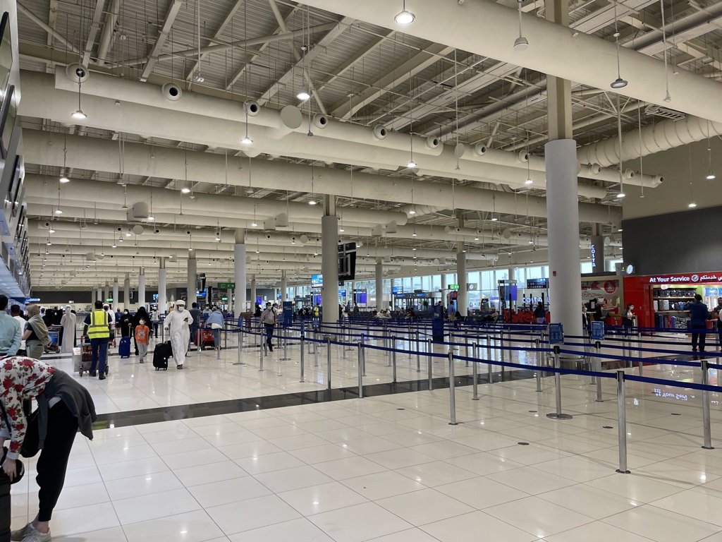 FlyDubai Dubai International Airport Terminal 2 interior