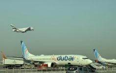 FlyDubai Dubai International Airport Terminal 2 plane watching