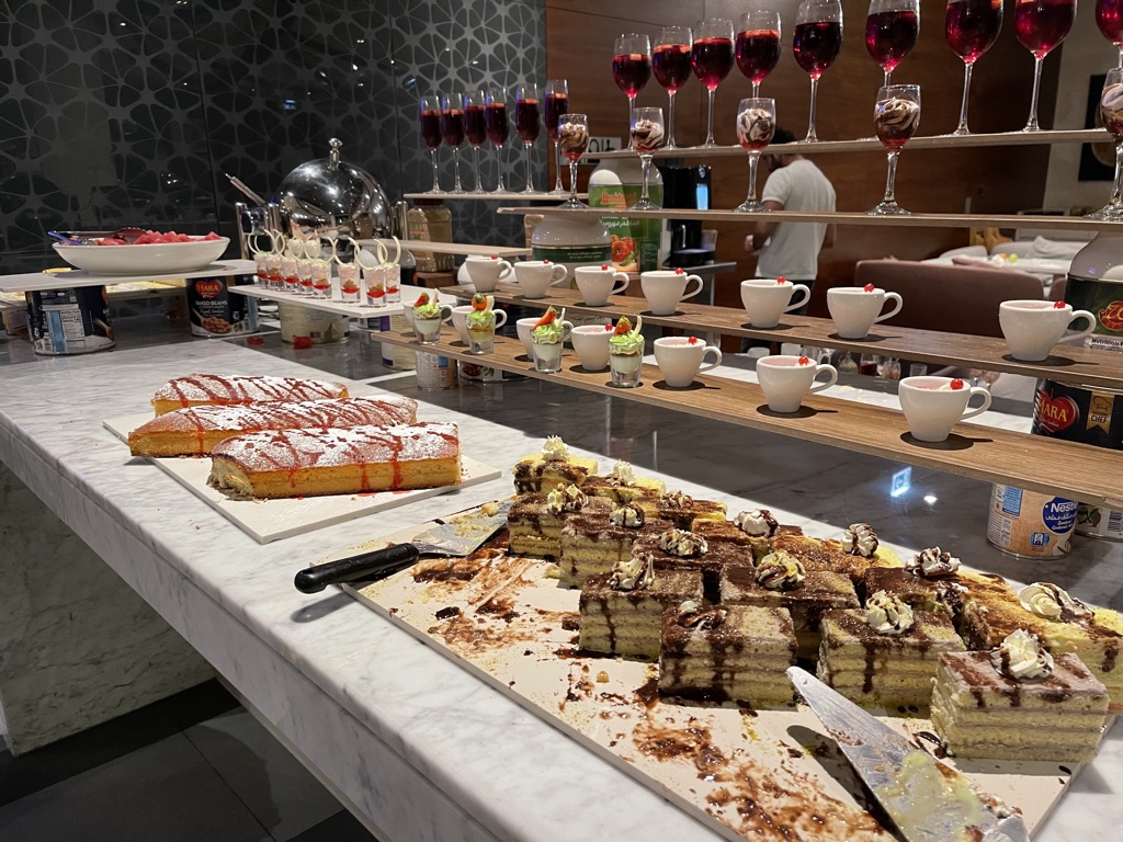 Hyatt Place Dubai Wasl dessert table