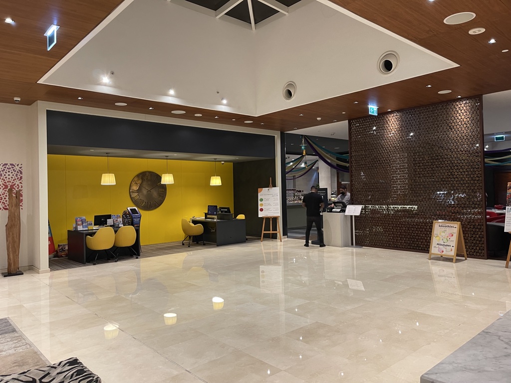 Hyatt Place Dubai Wasl lobby and reception