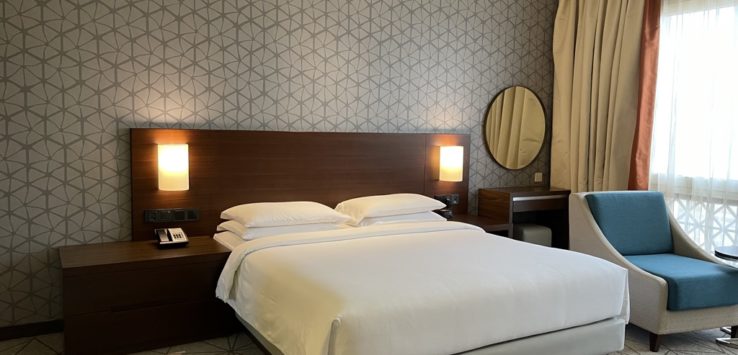 Hyatt Place Dubai Wasl master bedroom