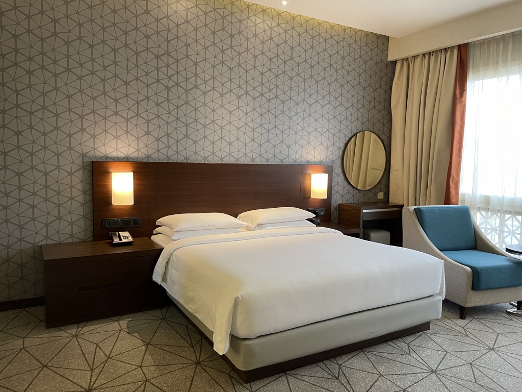 Hyatt Place Dubai Wasl master bedroom