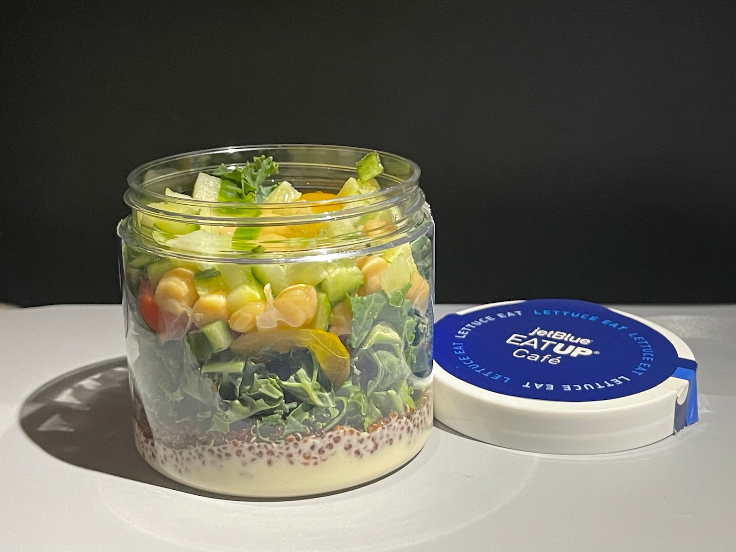 a salad in a jar