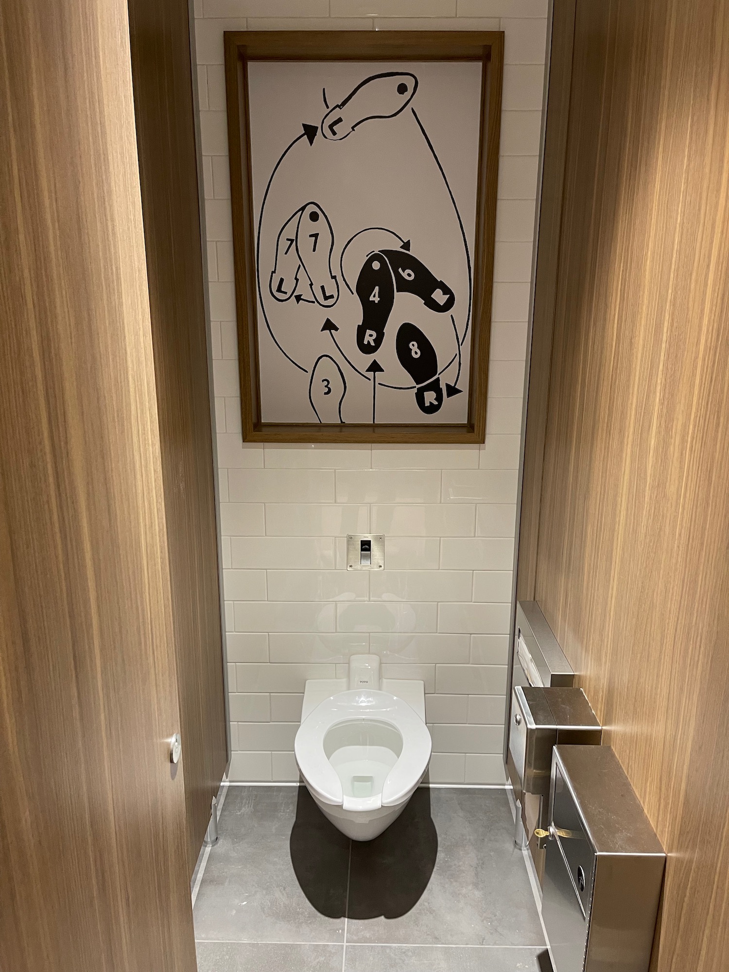 a toilet in a bathroom