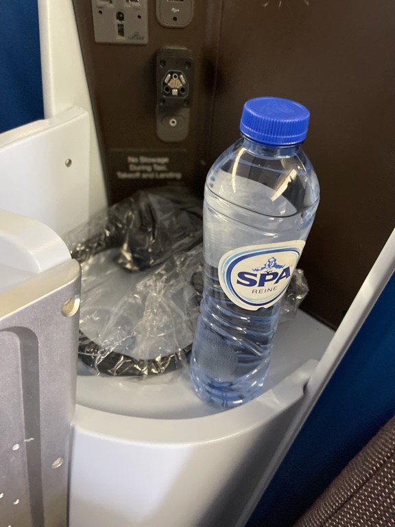 water at KLM 777-300