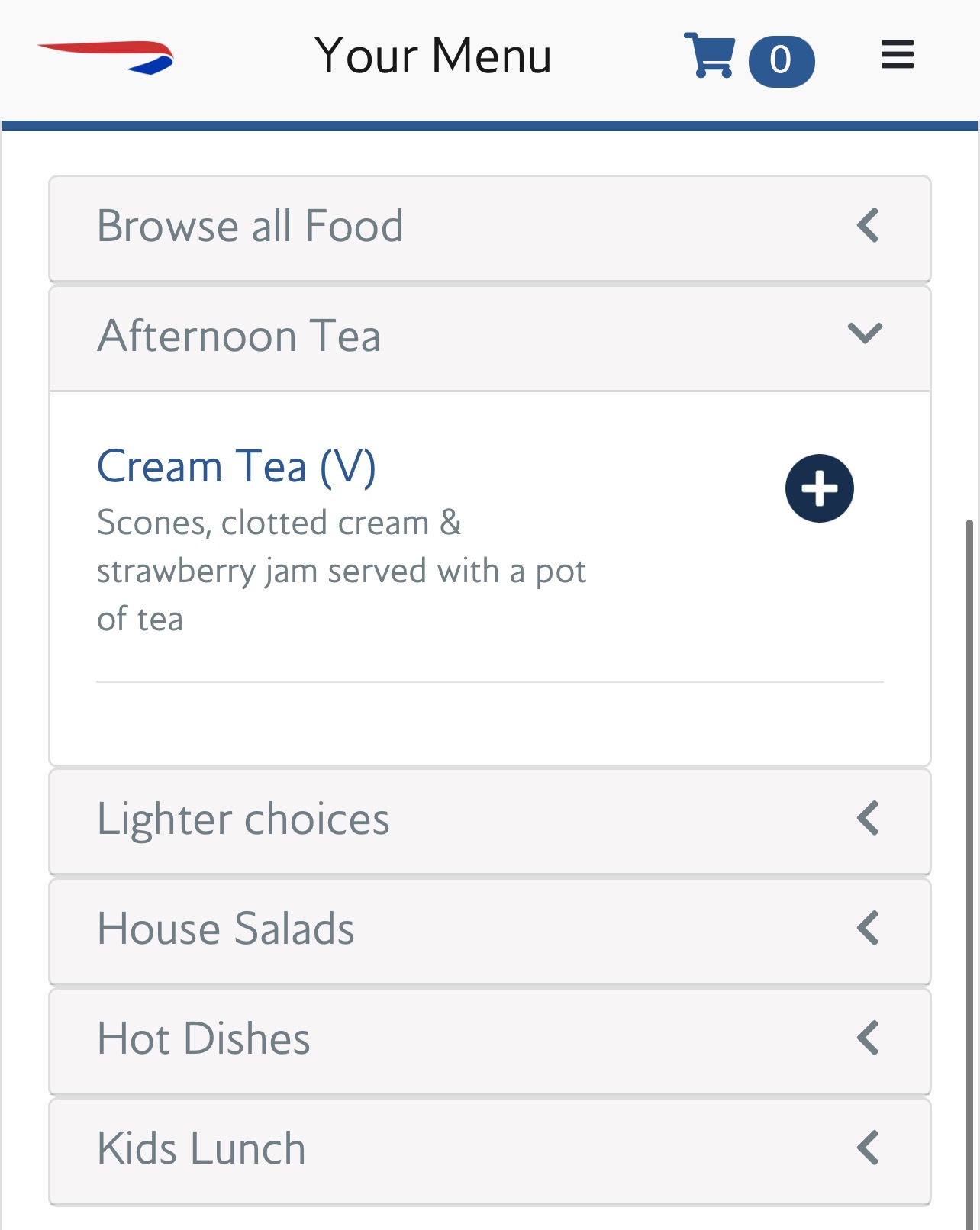 a screenshot of a menu