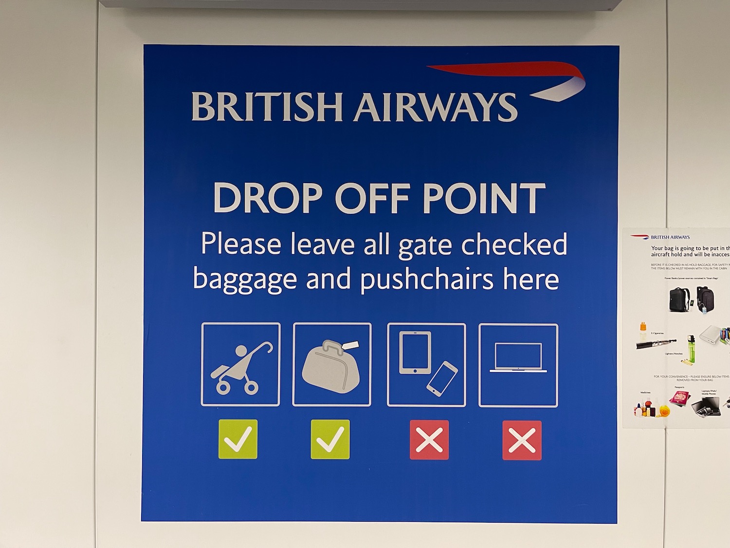 Pushchair store british airways