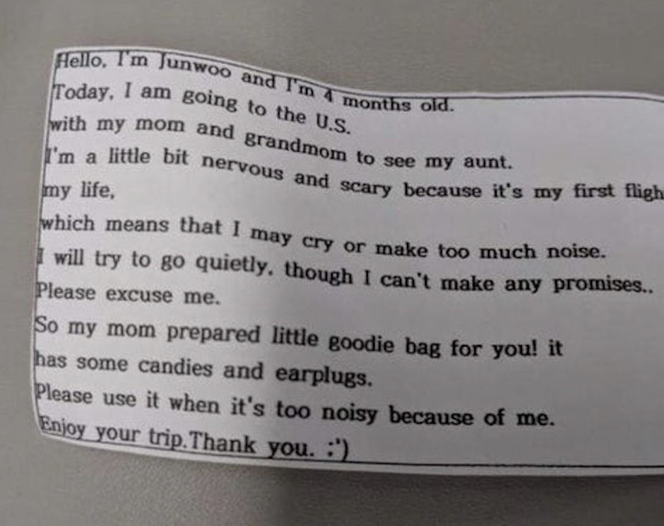 a piece of paper with text on it