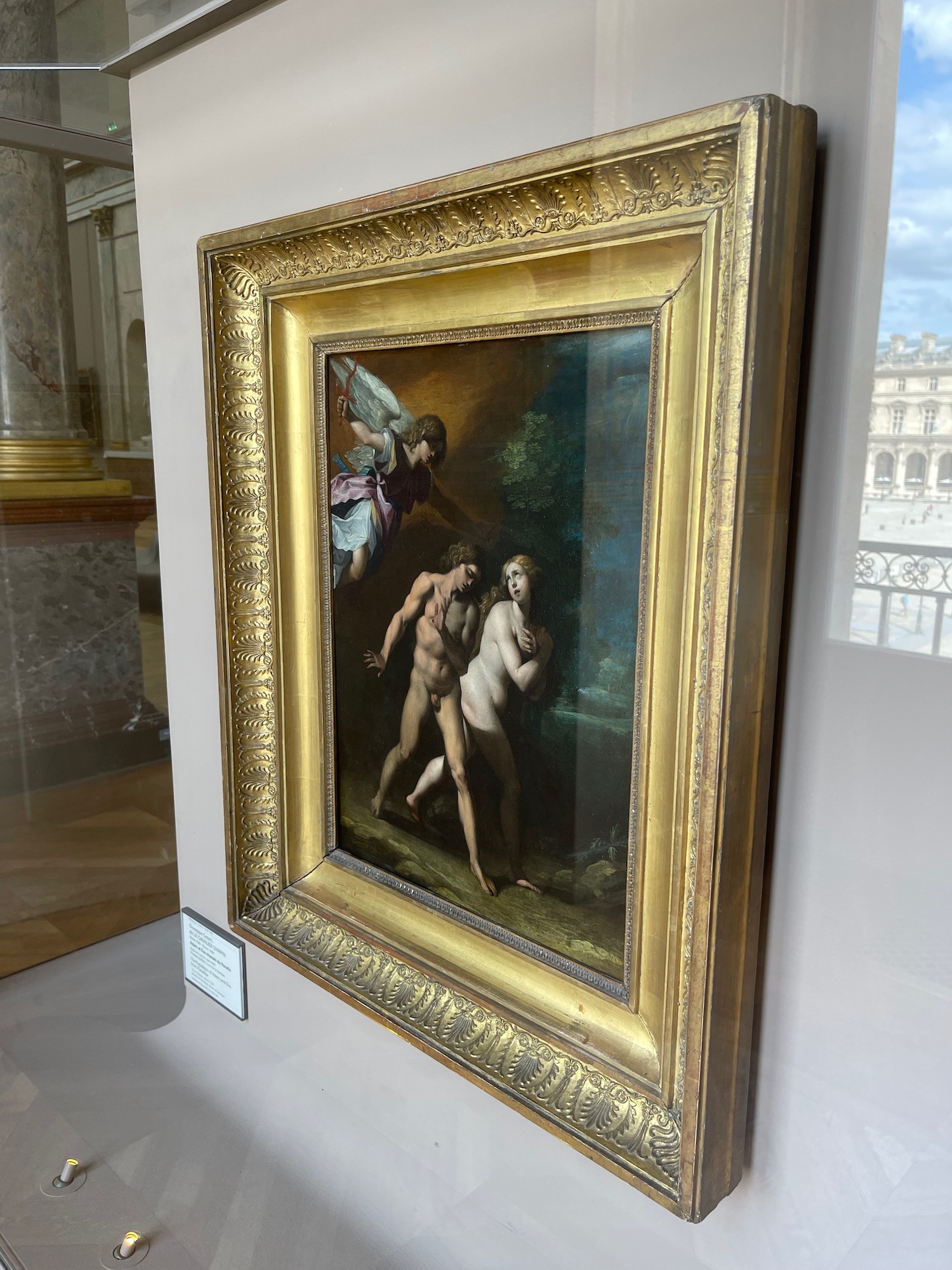 a painting in a frame