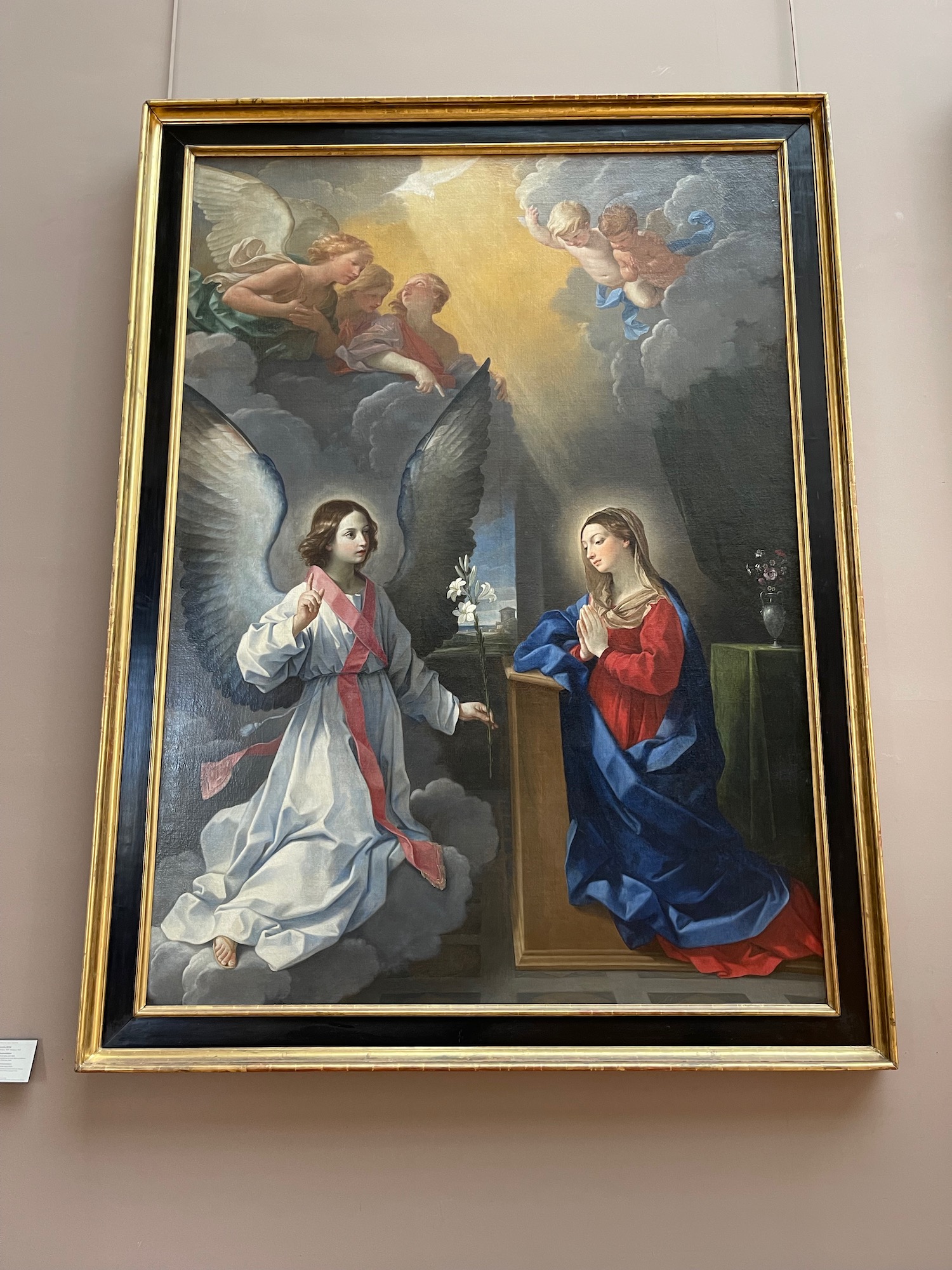 a painting of a woman and a woman in a frame